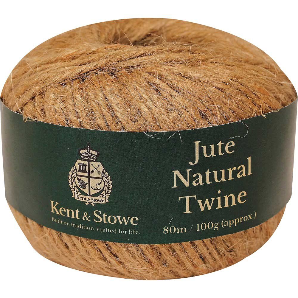 Kent and Stowe Jute Garden Twine Natural 80m - Image 1