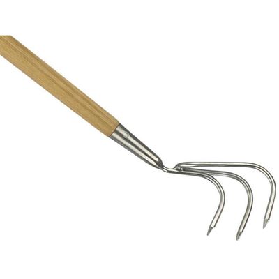 Kent & Stowe 70100042 Stainless Steel Long Handled 3-Prong Cultivator Fsc® - Thumbnail 2