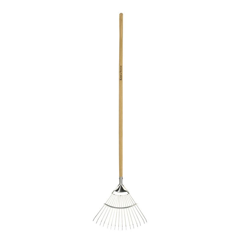 Kent & Stowe 70100062 Stainless Steel Lawn & Leaf Rake Fsc® - Image 1