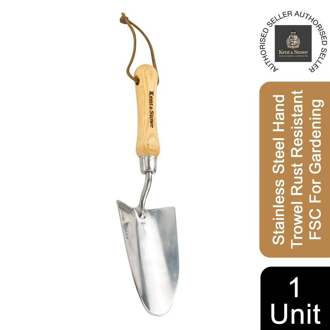 Kent & Stowe 70100077 Stainless Steel Hand Trowel Fsc® - Image 1