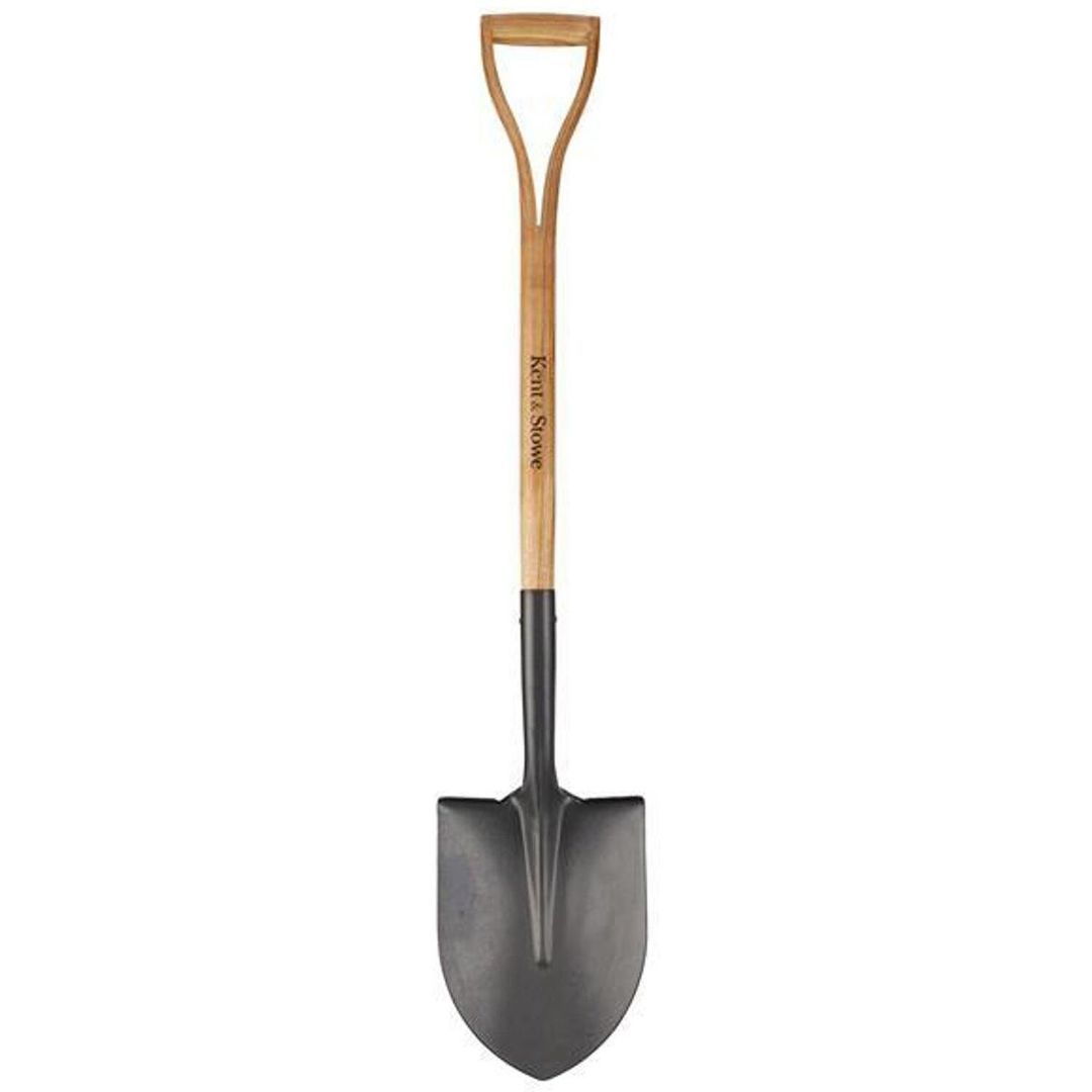 Kent & Stowe 70100650 Carbon Steel Round Nosed Shovel Fsc® - Image 1