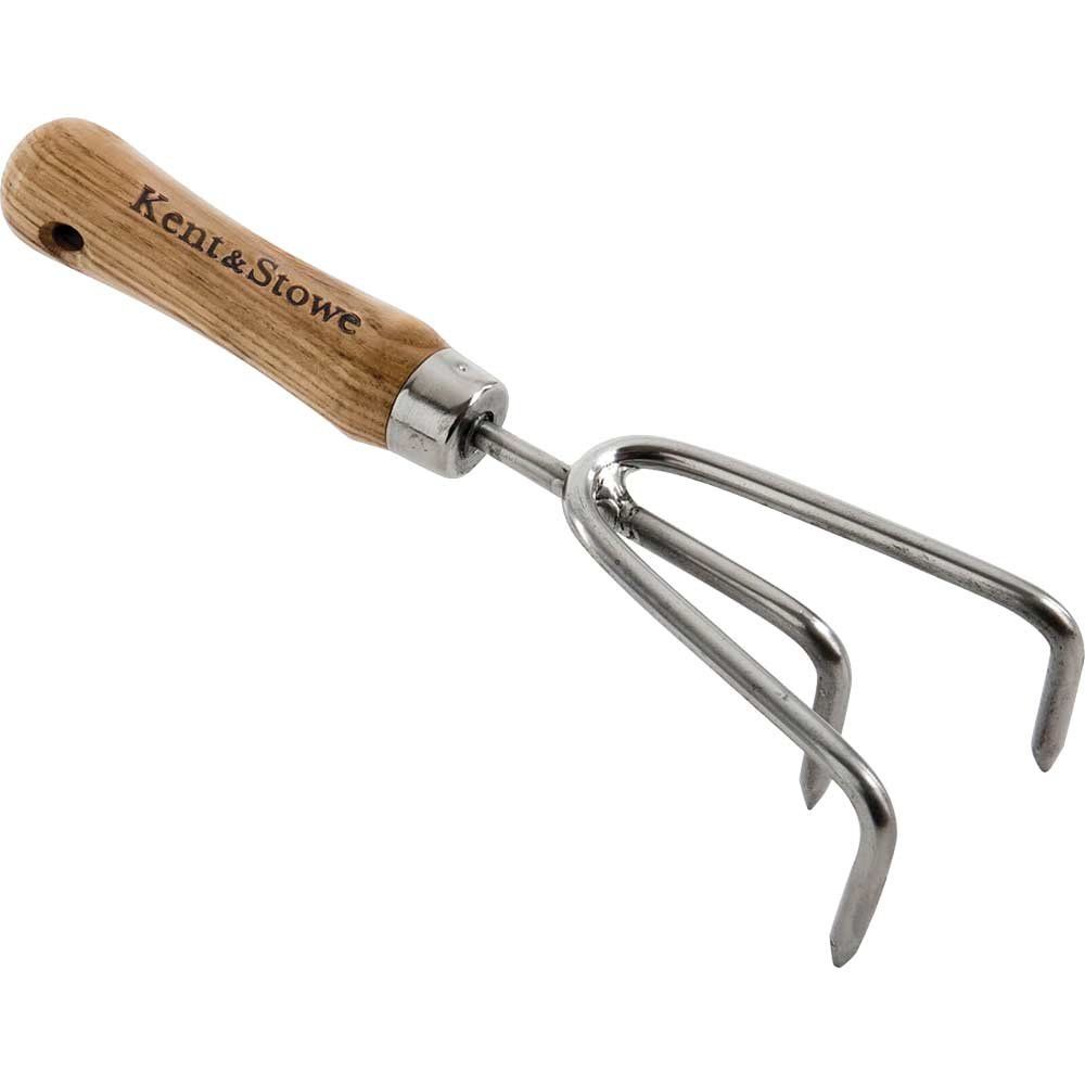 Kent and Stowe Stainless Steel FSC Hand Cultivator - Image 1