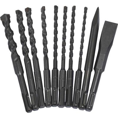 Sirius 10 Piece SDS Plus Drill Bit and Chisel Set