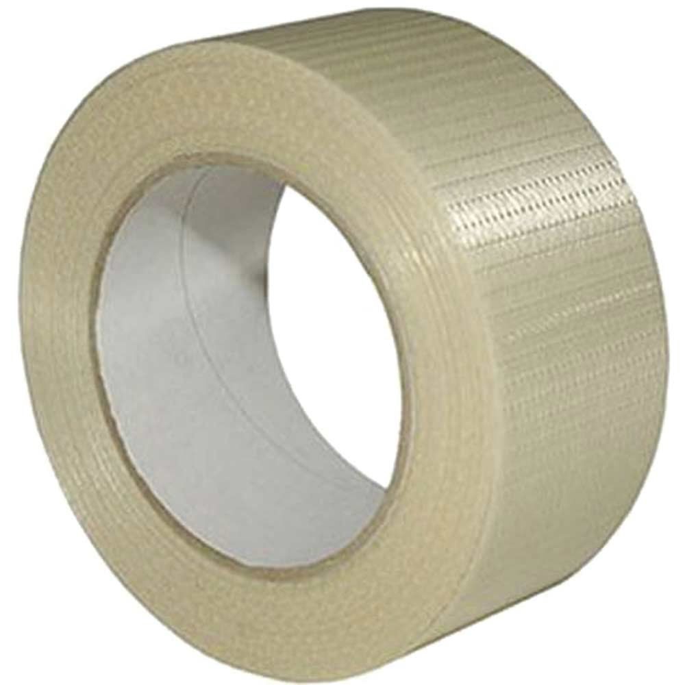 Sirius Heavy Duty Packing Crossweave Tape Clear 25mm 50m - Image 1