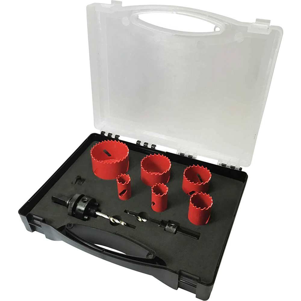 Sirius 9 Piece Plumbers HSS Bi Metal Hole Saw Set - Image 1