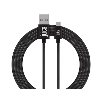 Juice JUI-CABLE-TYPEC-TYPEC-1M-RND-BLK USB cable USB 3.2 Gen 1 (3.1 Gen 1) 2 m USB A USB C Black - Thumbnail 2