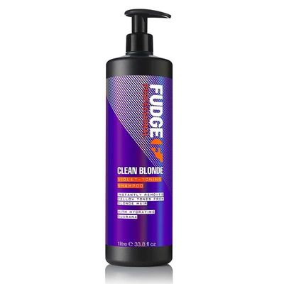 Fudge Clean Blonde Purple Violet Toning Shampoo 1000ml Worth £56 - Thumbnail 2