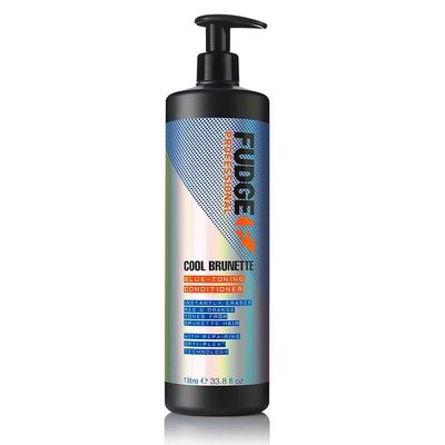 Fudge Cool Brunette Blue Toning Conditioner 1000ml Worth £56