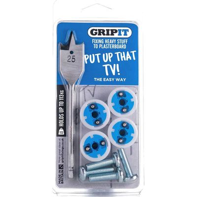 Gripit GPTVKIT Tv Kit Clam Pack