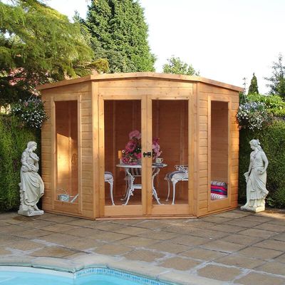 8x8 Shire Barclay Corner Wooden Summer House