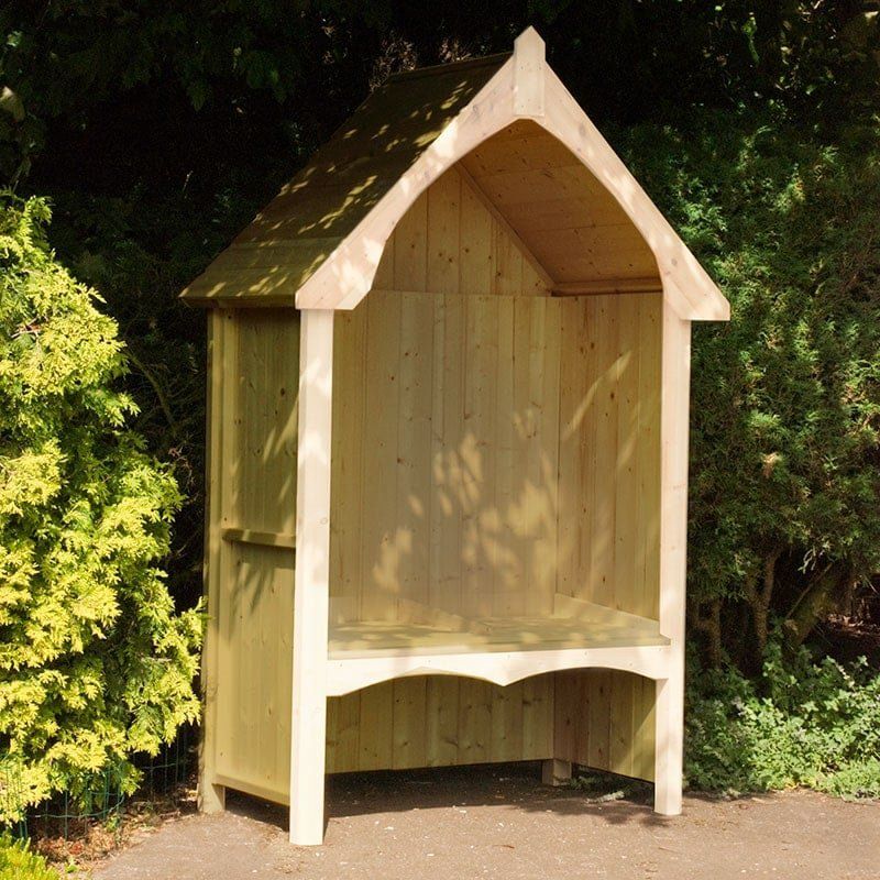 Shire Balsam Garden Arbour Seat 4'x2' - Image 1