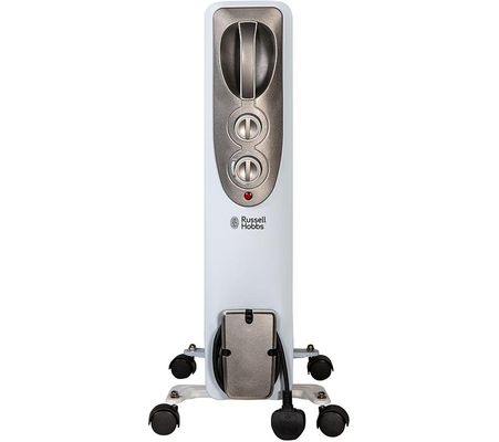 RUSSELL HOBBS RHOFR5002 Portable Oil-Filled Radiator - White, White