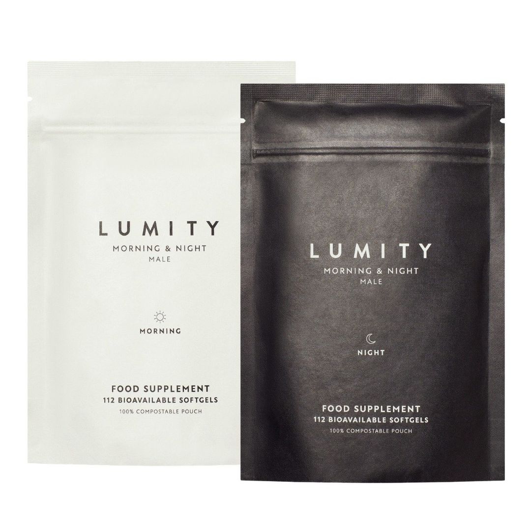 Lumity Morning & Night Male Supplement 4 Week Refill - 224 Softgels - Image 1