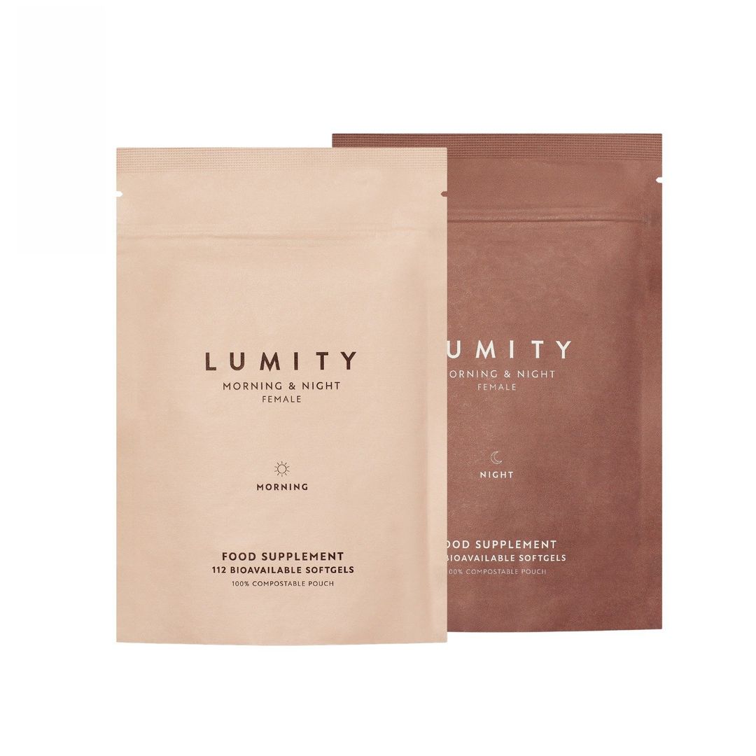 Lumity Morning & Night Female Supplement 4 Week Refill - 224 Softgels - Image 1