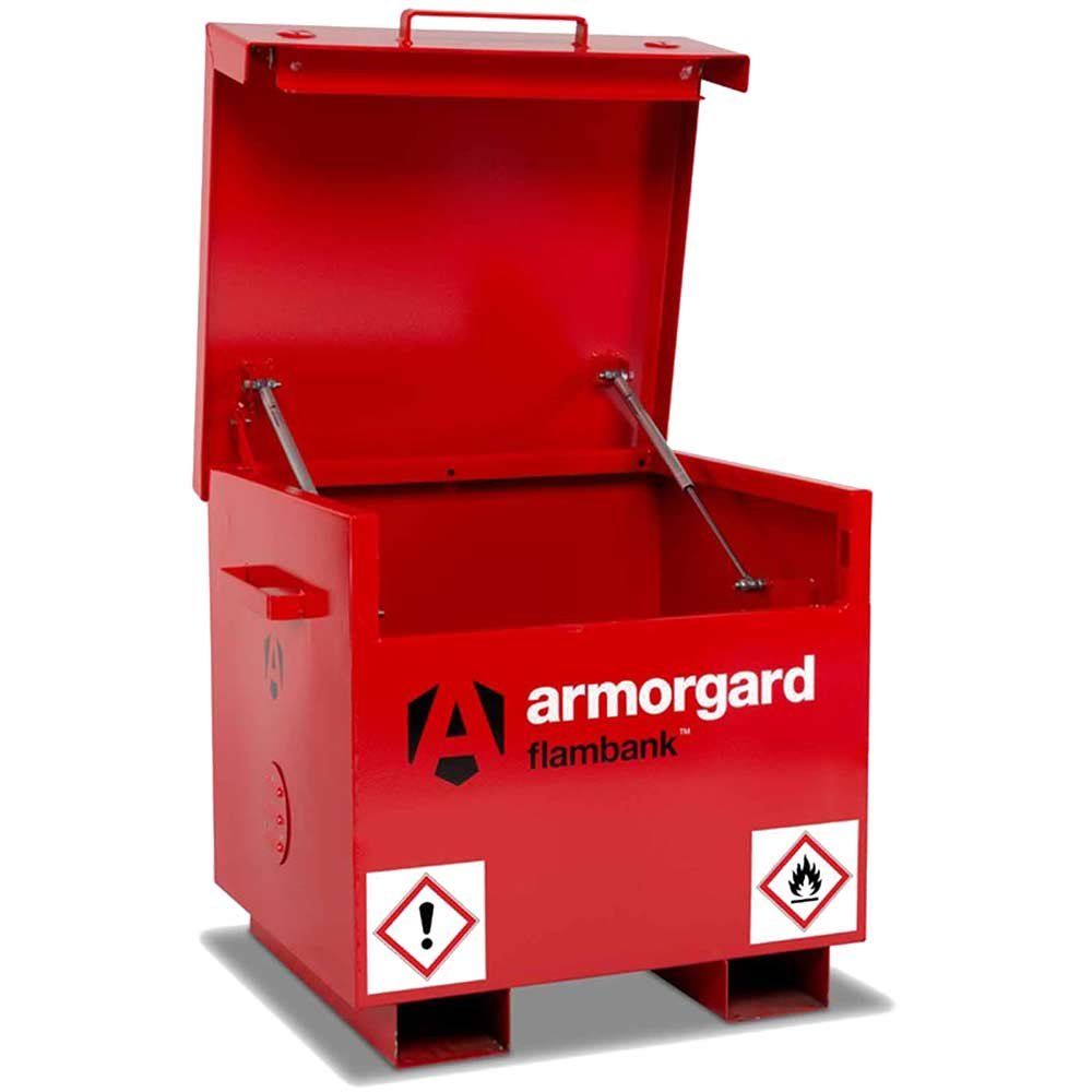Armorgard Flambank Chemical and Flammables Secure Site Storage Box 765mm 675mm 670mm - Image 1
