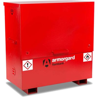 Armorgard Flambank Chemical and Flammables Secure Site Storage Chest 1275mm 675mm 1270mm