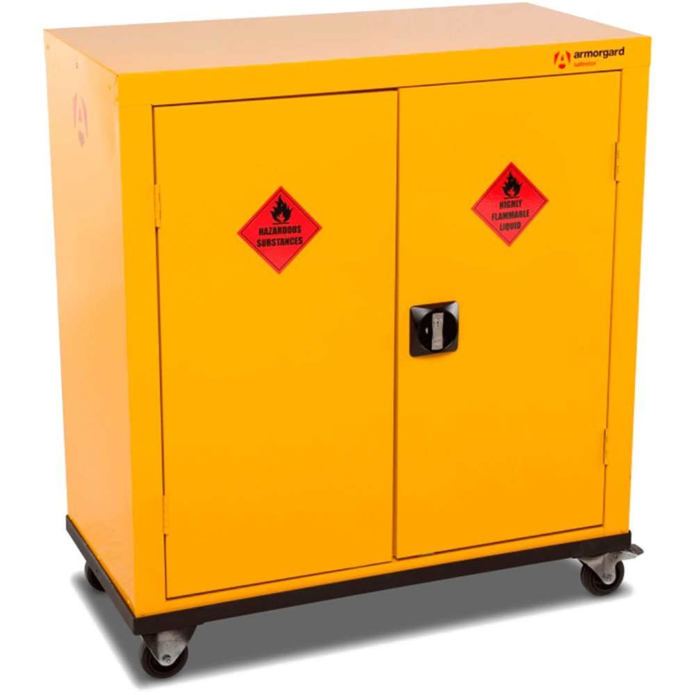 Armorgard Safestor Hazardous Materials Secure Mobile Storage Cabinet 900mm 465mm 1010mm - Image 1