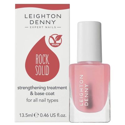 Leighton Denny Rock Solid Nail Strengthening Treatment & Base Coat 13.5ml