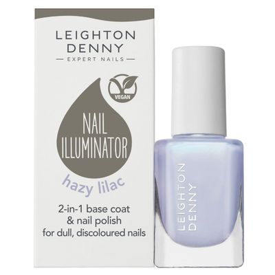 Leighton Denny Nail Illuminator 2-in-1 Base Coat & Nail Polish 13.5ml in Hazy Lilac