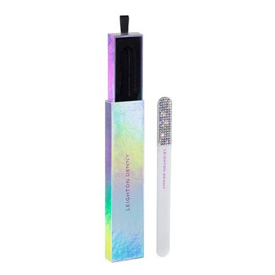 Leighton Denny Limited Edition Holographic Small Crystal Nail File & Storage Box