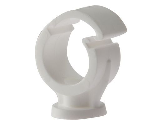 Forgefix Pipe Clip Single Cliplock 15mm - PCSC15 - Perfect for Pipe Work - White - Thumbnail 2