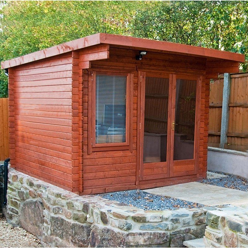 Shire Belgravia 3m x 3m Log Cabin (28mm) - Image 1
