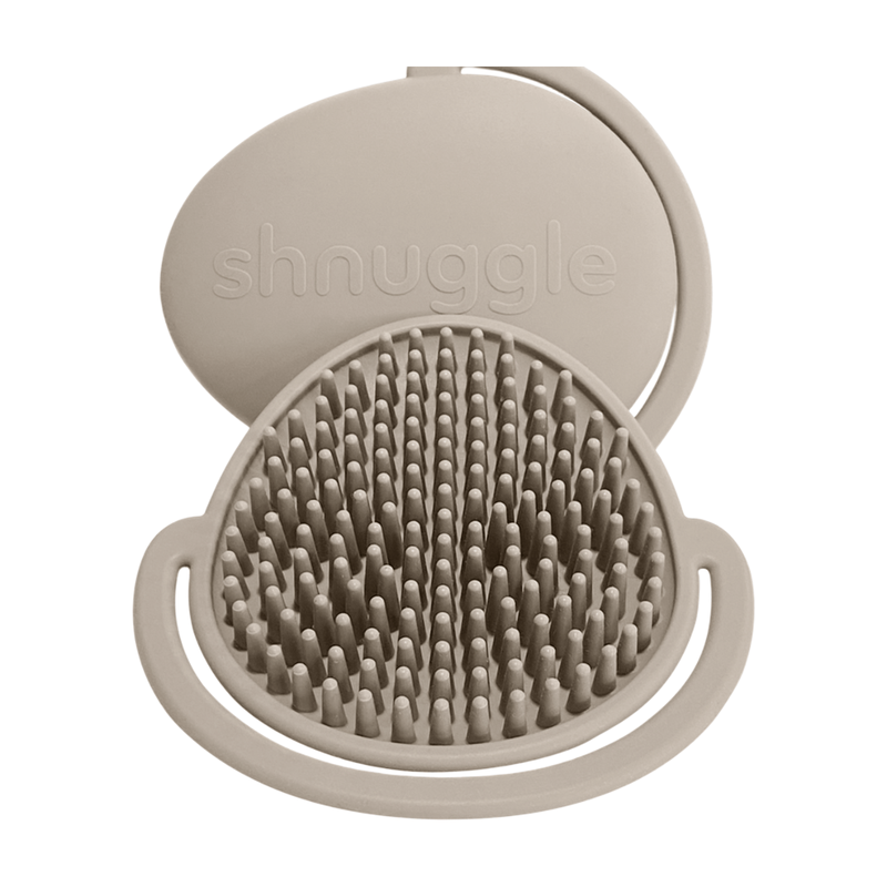 Shnuggle Baby Bath Brush - Taupe - Image 1