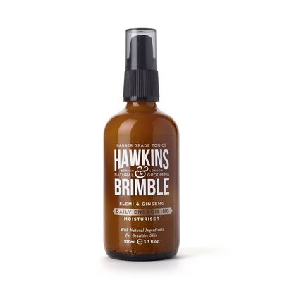 Hawkins & Brimble Men's Daily Energising Moisturiser 100ml in Clear