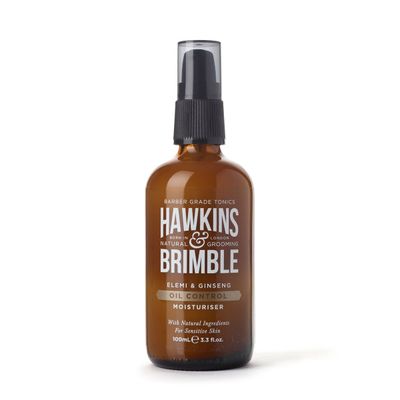 Hawkins & Brimble Men's Oil Control Moisturiser 100ml in Clear - Thumbnail 2
