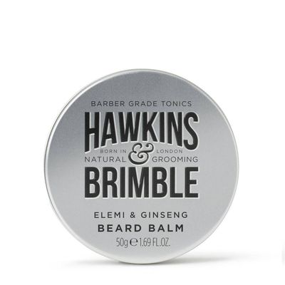 Hawkins & Brimble Men's Beard Balm Conditioner 50ml in Grey