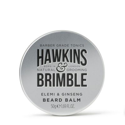 Hawkins & Brimble Men's Beard Balm Conditioner 50ml in Grey - Thumbnail 2