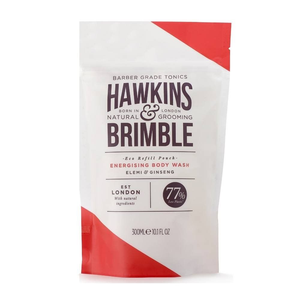 Hawkins & Brimble Men's Body Wash Pouch 300ml in White - Image 1