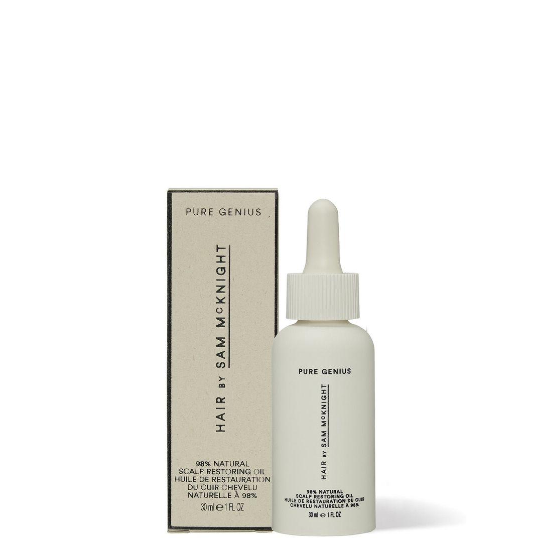 Hair by Sam McKnight Pure Genius 98% Natural Scalp Restoring Oil 30ml - Image 1