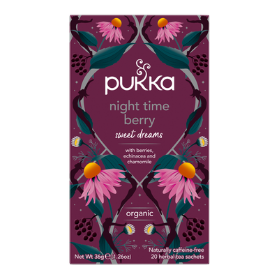 Pukka Night Time Berry Organic 20 Tea Sachets 36g