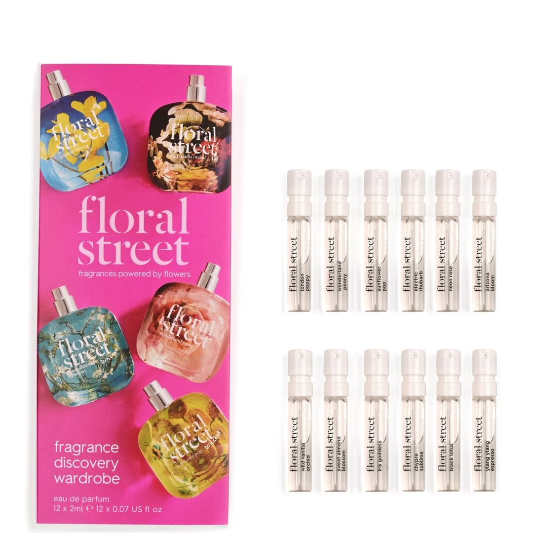 Floral Street 12 x 2ml Deluxe Discovery Wardrobe - Image 1