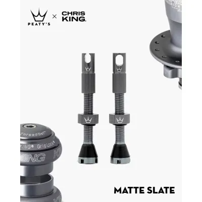 Peaty's x Chris King Tubeless MK2 Valves - 42mmSlate - Thumbnail 2