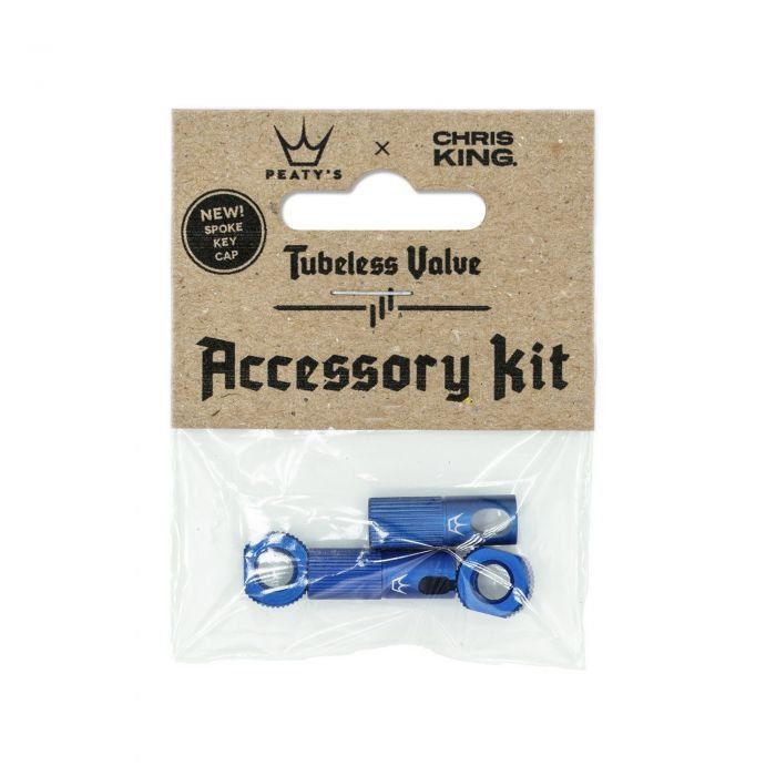 Peaty's x Chris King MK2 Tubeless Valve Accessory Kit - Navy - Image 1