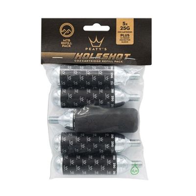 Peatys Holeshot MTB 25g CO2 Cartridge Refill Pack - Thumbnail 2