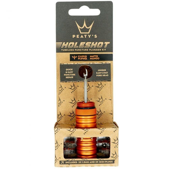 Peaty's Holeshot Tubeless Puncture Plugger Kit - Mango - Image 1