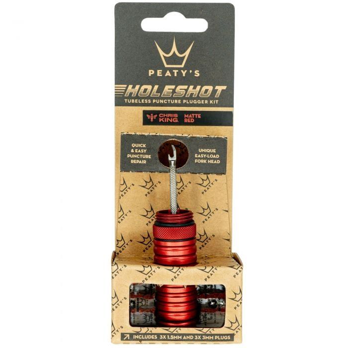 Peaty's Holeshot Tubeless Puncture Plugger Kit - Red - Image 1
