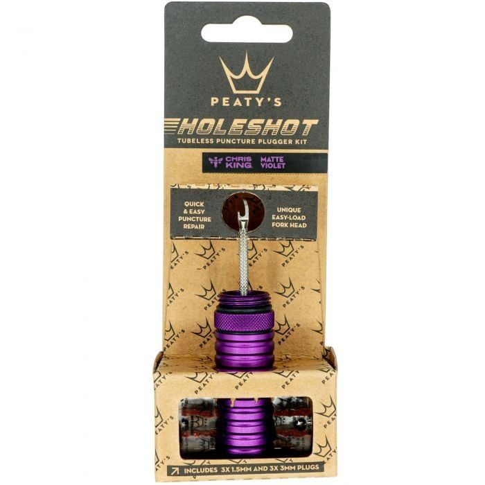 Peaty's Holeshot Tubeless Puncture Plugger Kit - Violet - Image 1