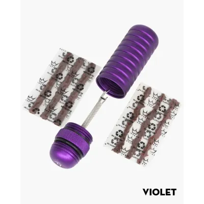 Peaty's Holeshot Tubeless Puncture Plugger Kit - Violet - Thumbnail 2