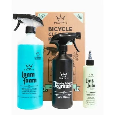 Peaty's Wash Degrease Lubricate Bicycle Cleaning Kit - Dry - 1 Litre - Thumbnail 2