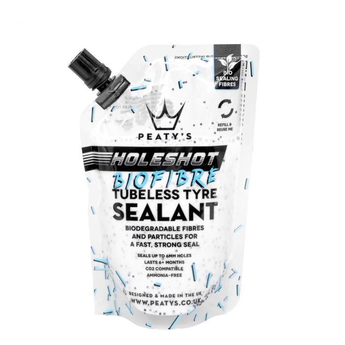 Peaty's Holeshot BioFibre Tubeless Tyre Sealant - 120ml - Image 1