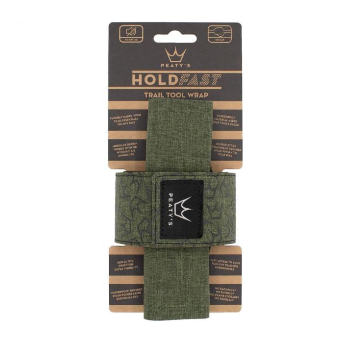 Peaty's HoldFast Trail Tool Wrap - Moss Green - Image 1