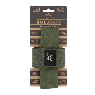 Peaty's HoldFast Trail Tool Wrap - Moss Green