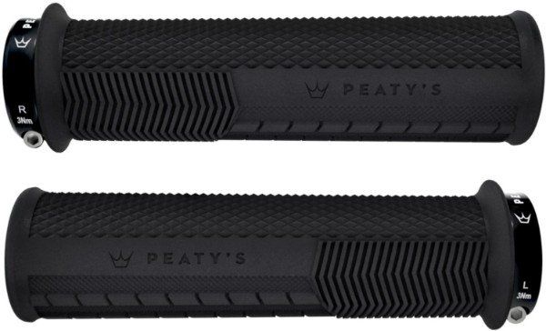 Peatys Monarch Knurl Lock On Handlebar Grips