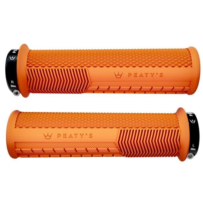 Peaty's Monarch Knurl Grip - Thick, Mango - Image 1