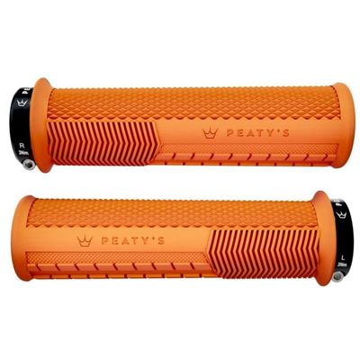 Peaty's Monarch Knurl Grip - Thick, Mango