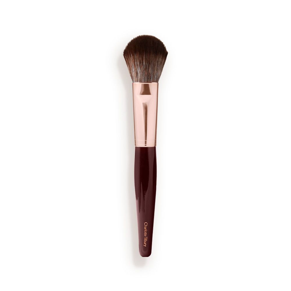 Charlotte Tilbury Bronzer & Blusher Brush - Rose Gold & Night Crimson - Image 1